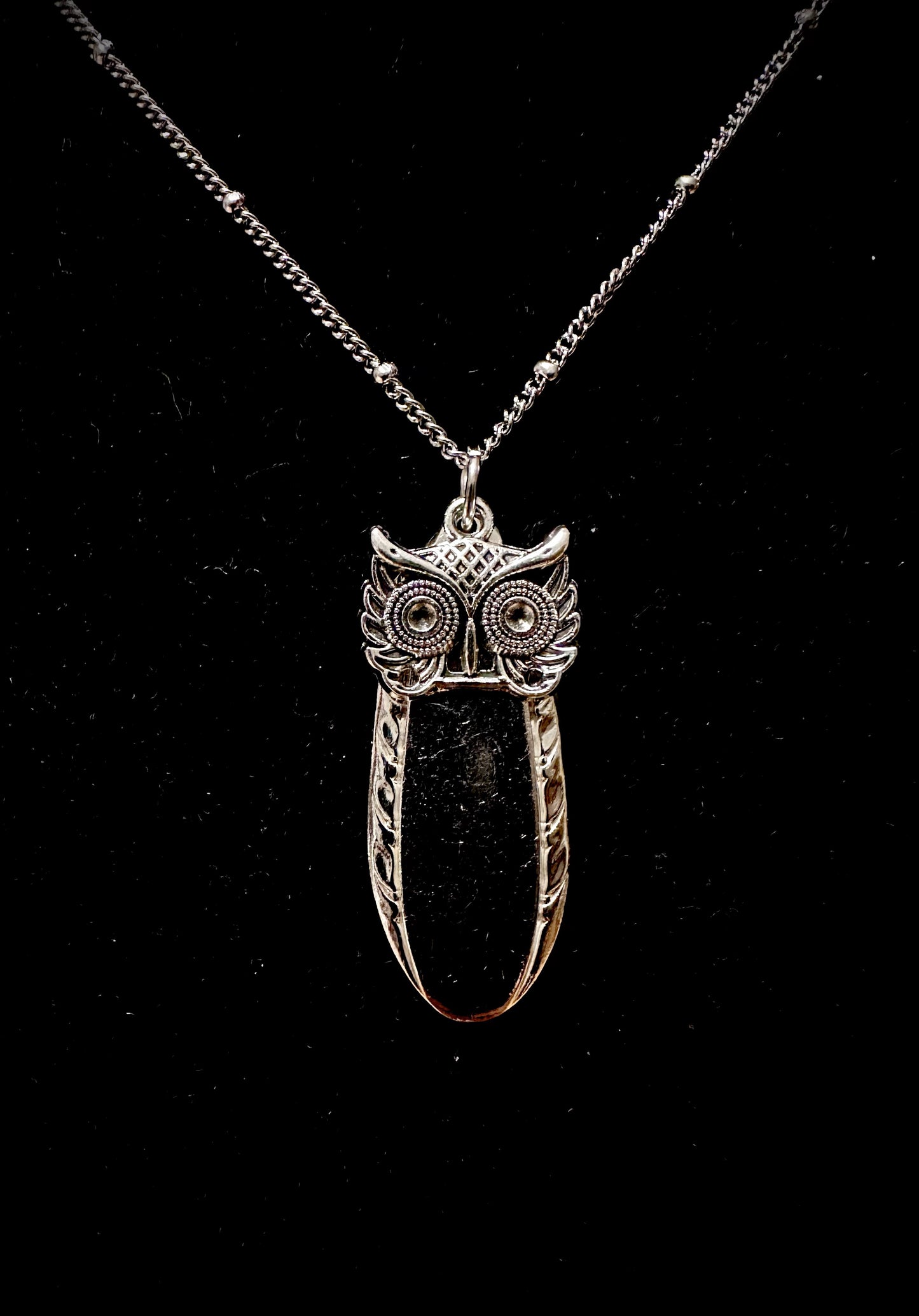 Owl Pendant - "Flame"