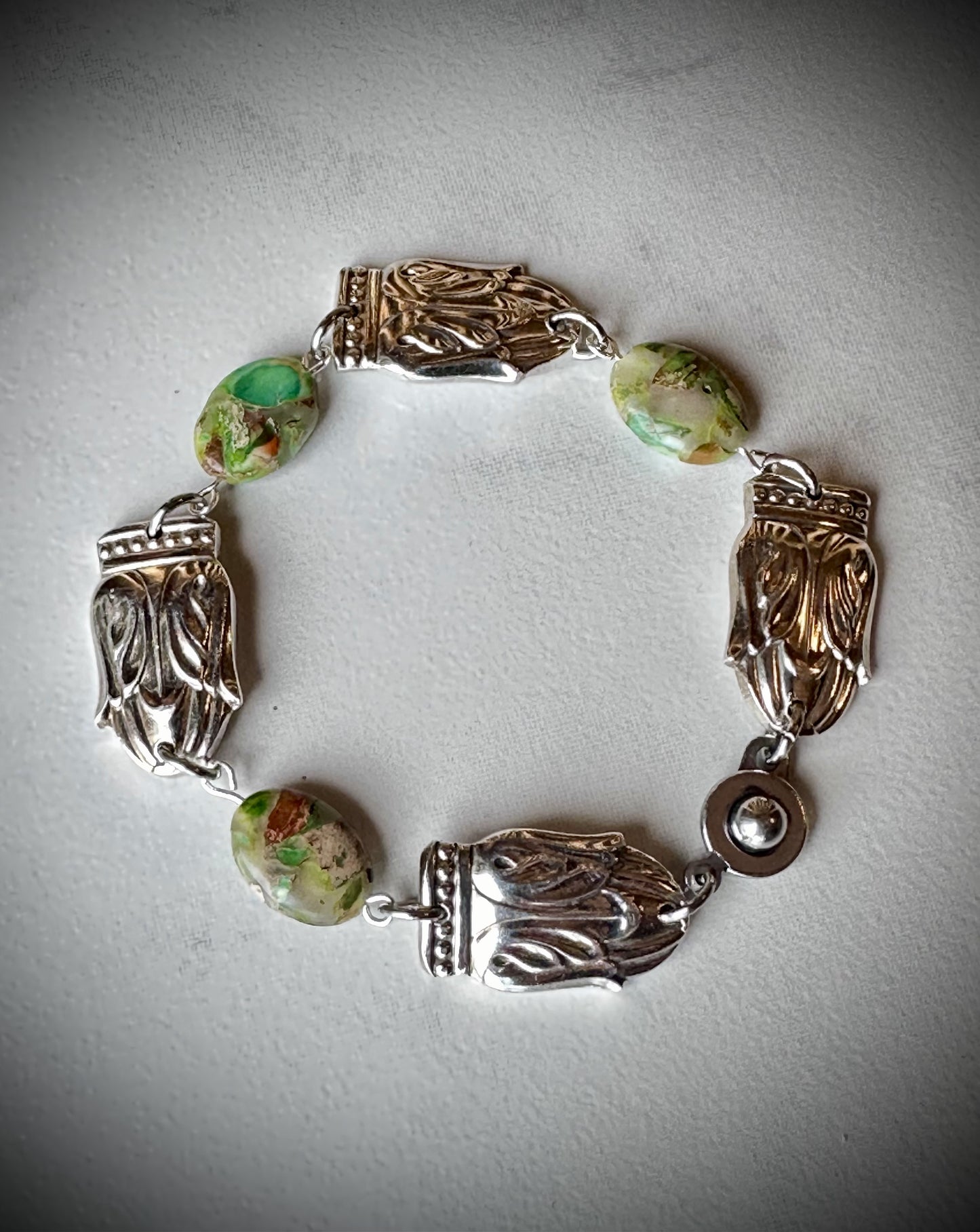 Danish Princess & Dyed Imperial Jasper Bracelet