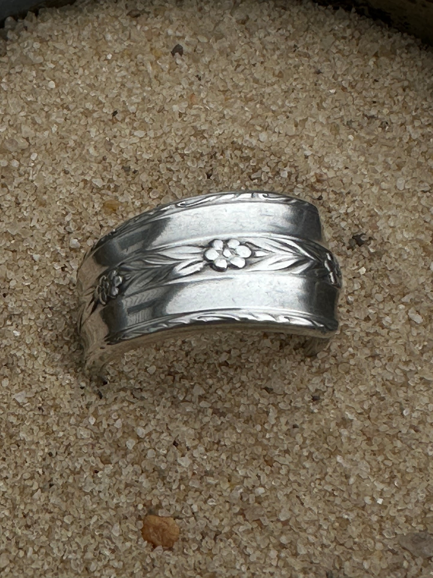 Roseanne Vintage Silver-plated Spoon Ring