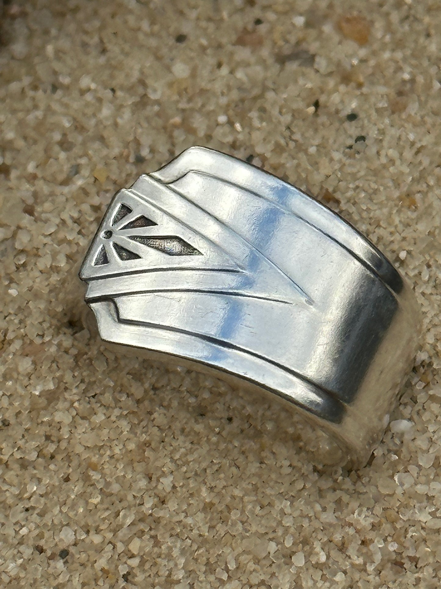 Deauville Silver Plated Spoon Ring