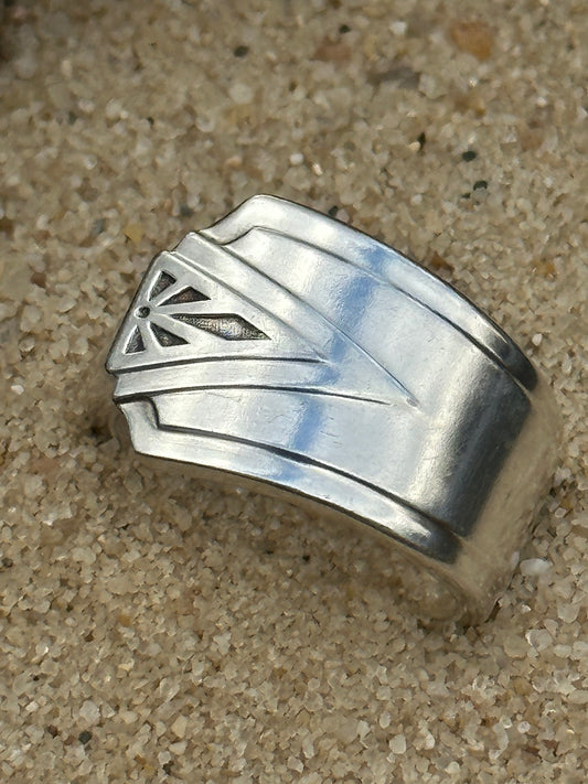 Deauville Silver Plated Spoon Ring
