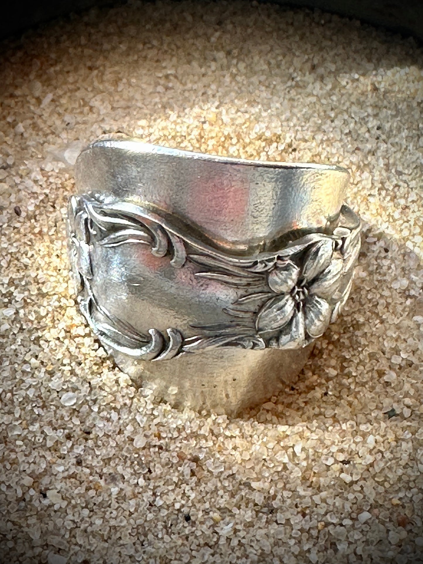 Schraffs Vintage Silver Plated Shield Ring